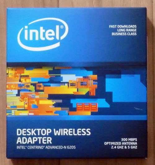 Intel Centrino Advanced-N 6205 For Desktopの箱