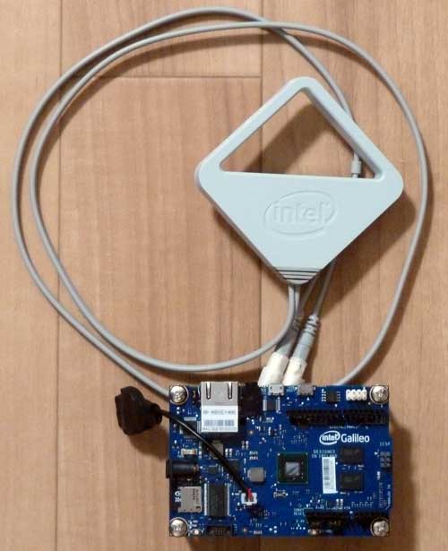 Intel Centrino Advanced-N 6205 + アンテナ + インテル Galileo ボード