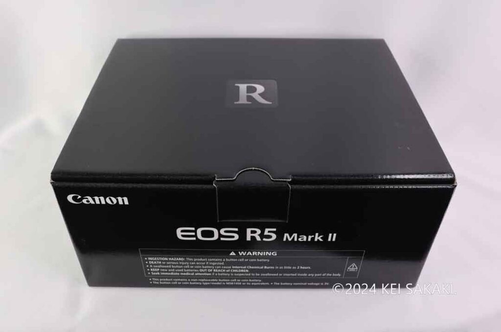 キヤノン EOS R5 Mark II ボディの箱写真